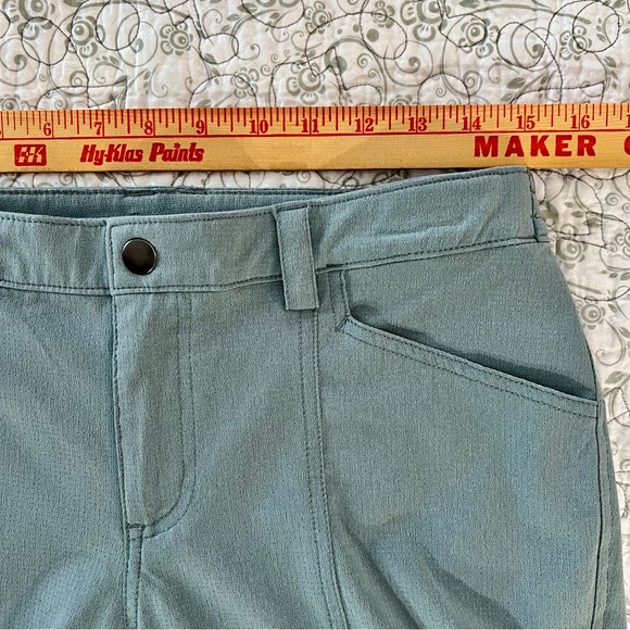 Duluth Trading Co Dusty Blue Cargo Roll-tab Hiking Pants Sporty Activewear - Picture 4 of 10